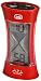 Trevi Digital Hourglass Egg Timer With Clock - Red