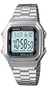 Casio -A178WEA-1AEF - Montre Homme- Quartz digitale - Chronographe - Bracelet acier