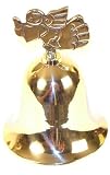 4" Brass Bell with Angel
