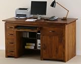 Tokyo Brown Teak Mango Computer Desk