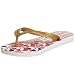 Havaianas Women's Summer 08 Sandal,White/Carmine Red,37/38 BR