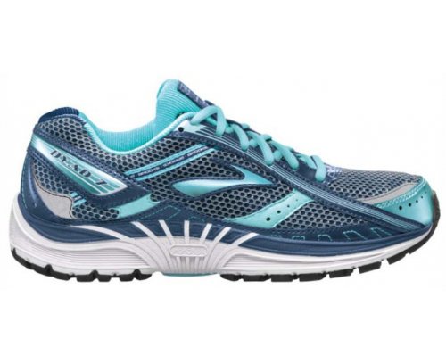 BROOKS Damen Dyad 6 Laufschuhe, Grau/Blau, 36.5