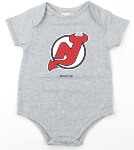 Reebok New Jersey Devils Infant/Baby Grey Logo Creeper