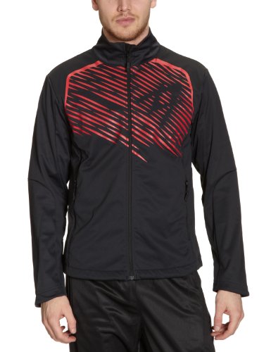 V&ouml;lkl Herren Skijacke Black Jack Softshell, schwarz/rot, 50, 410003.964.50