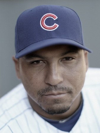 Chicago Cubs Photo Day, MESA, AZ - FEBRUARY 22: Carlos Zambrano Photographic Poster Print by Ezra Shaw, 12x16