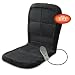 HoMedics 8-Motor Faux Suede and Shearling Cushion with Heat - Black
