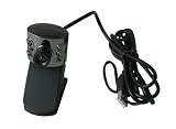 USB WebCam with Microphone & 6 LED Lights, Driver-Free