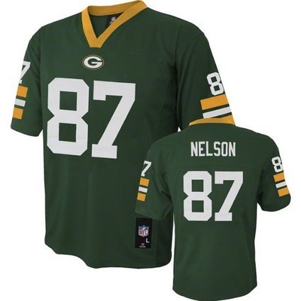 Jordy Nelson Green Bay Packers Green NFL Youth 2015-16 Season Mid-tier Jersey