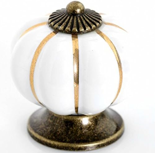 Generic 5pcs Top Ceramic Bedroom Kitchen Door Cabinet Cupboard Drawers Knobs Pull Handle