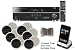 Yamaha 3D-Ready 5.1-Channel 500 Watts Digital Home Theater Audio/Video Receiver with 1080p-compatible HDMI repeater & Upgraded CINEMA DSP + Yamaha Universal iPod & iPhone Dock + Yamaha Custom Easy-to-install Natural Sound In-Ceiling Flush Mount 2-Way 150 