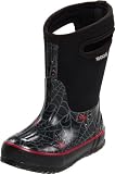 Bogs Classic High Spiders Rain Boot (Toddler/Little Kid/Big Kid),Black,7 M US Toddler