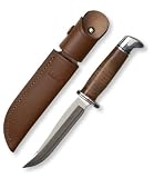 L.L.Bean Buck Pathfinder Stacked Leather Knife
