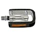 Exustar Pedal Anti-Rutschpedal, silber/ schwarz 311060