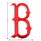Boston Red Sox Logo III Emrbroidered Iron on Patches From Thailand