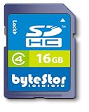 ByteStor 16GB SDHC Class 4 Memory Card