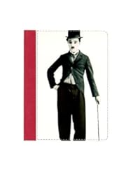 Charlie Chaplin Iconic Male Moviestar Case Cover for Red Smart Cases iPad 2,3,4