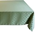 Bardwil Linens Reflections Oblong/Rectangle Tablecloth, 60 by 102-Inch, Sage