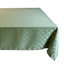 Bardwil Linens Reflections Square Tablecloth, 52 by 52-Inch, Sage