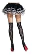 Sexy Opaque Thigh Hi Lingerie Leg Avenue by Fenvy One Size, Black