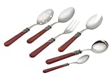 Rosanna Bordeaux Napoleon 6-Piece Hostess Set