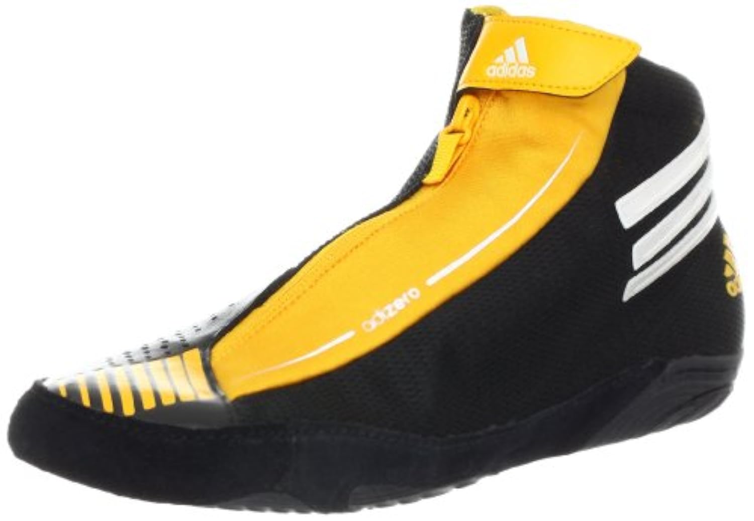 white and gold adidas wrestling shoes