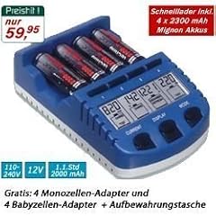 ELV Schnell-Ladeger�t Akku-Ladecenter BC 900