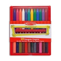 Melissa & Doug Triangular Crayon Set (24 pc)