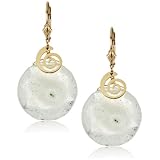 Eva Hanusova Swirl Solar Quartz Disk 14k Gold