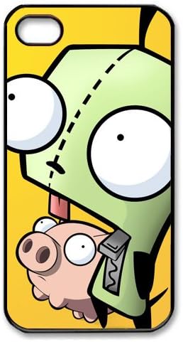 icasepersonalized Personalized Protective Case for iphone 4/4s - Gir and Piggy