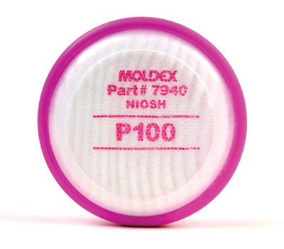 Moldex P100 Particulate Filter For Use With 7000 And 9000 Series (2 Pieces)