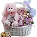 SCHEDULE YOUR DELIVERY DAY Somebunny Special Easter Bunny Gift Basket * Pink or Purple *