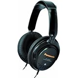 Panasonic Lightweight Over-the-Ear Monitor Headphones RP-HTF295-K (Black)