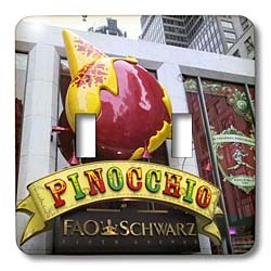 Patricia Sanders Photography - FAO Schwartz New York Photography Places - Light Switch Covers - double toggle switch