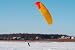 Snowkiting - 24"W x 16"H - Peel and Stick Wall Decal by Wallmonkeys