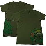 Nintendo Legend of Zelda Wind Waker Link In Weeds Mens Slim Fit T-Shirt