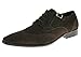 Natazzi Mens Handmade Shoe Suede Pisa Lace-Up Captoe Oxford