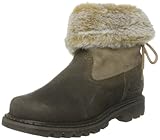 Caterpillar Bruiser Scrunch 9" Boots Cat Damen Leder Stiefel Stiefelette Halbstiefel Schuhe Lederstiefel Lederstiefeletten Gefütterte Footwear Frauen Braun Hellbraun Beaned 38 UK 5