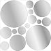 Lot 26 Studio Art-U-Stick Reflective Wall Décor, Mirror Dots