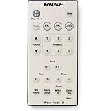 Bose Wave Radio II Large Remote (Platinum White)