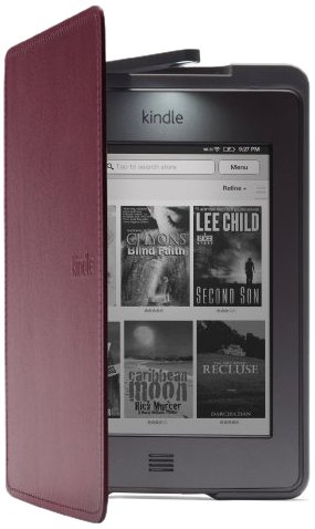 Kindle Touch Lighted Leather Cover, Wine Purple Kindle Touch Lighted Leather Cover, Wine Purple