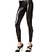 Angelina Gun Metal Liquid Leggings, Shiny Wet Metallic