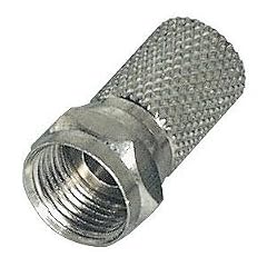 10 x F-Stecker 8,2mm f�r 110-130dB Kabel mit 4fach Schirmung