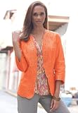 Jessica London Plus Size Scalloped Leather Jacket