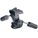 Giottos MH-5001 3-way Pan Head with Double Locking Quick Release, 2 Levels, Supports 18 lbs.