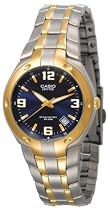 Casio Men's Edifice 10-Year Battery Analog Bracelet Watch #EF106SG-2AV