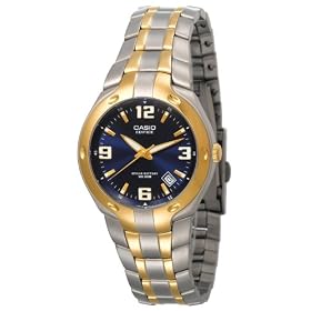 Casio Men's Edifice 10-Year Battery Analog Bracelet Watch #EF106SG-2AV