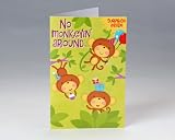 Surprise Inside Monkey Party Birthday Card