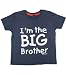 'Im the Big Brother' navy t-shirt