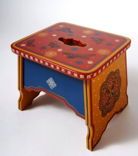 Childrens Toyshop  Toys : Mandarin Butterfly Single Step Stool