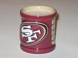 SAN FRANCISCO 49ERS Team Logo Embossed Scented Decorative Votive Candle